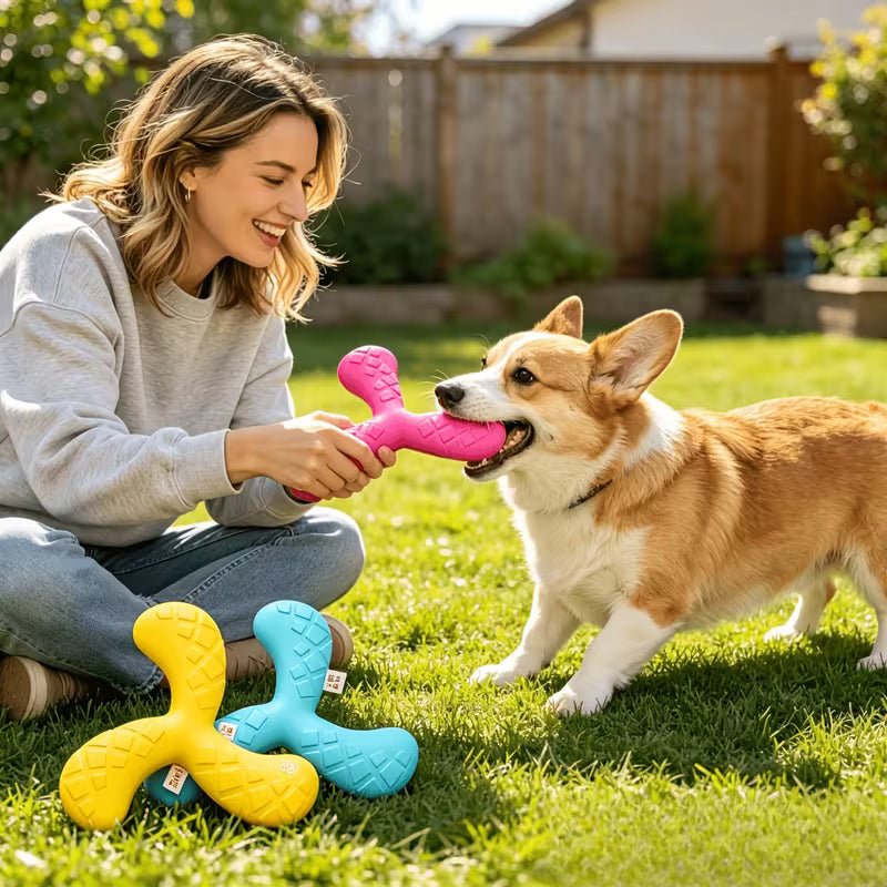 Pet Interactive Flying Disc - Wear-Resistant EVA Material Set