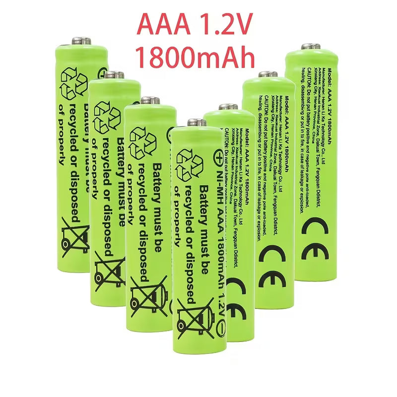 4 24 rechargeable aaa batteries 1800mah ni mh rechargeable batteries