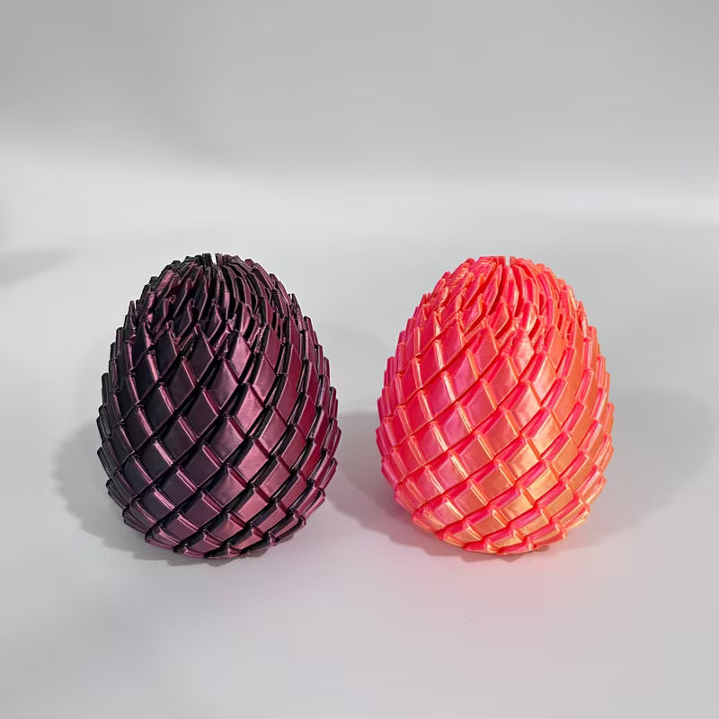 Vibrant Colors 2-Piece/9-Piece PLA Material 3D Printed Dragon Egg