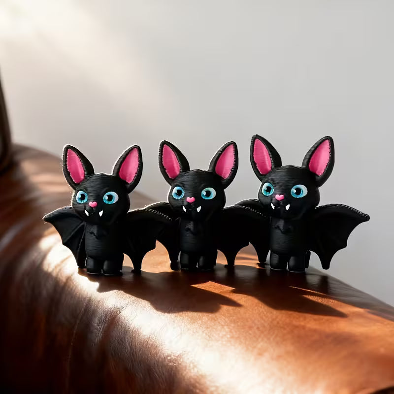 1 Upside-Down Bat Statue Car Ornament, Suitable for Home Desktop Decoration and Office Desk Display