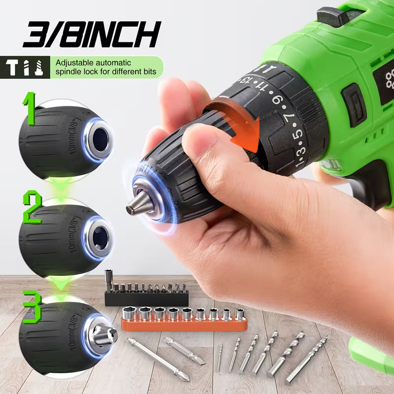 Taskstar 21V Brushless Cordless Drill & Driver Tool