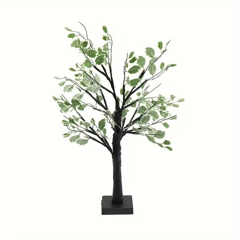 Modern Birch Tree Table Lamp Set