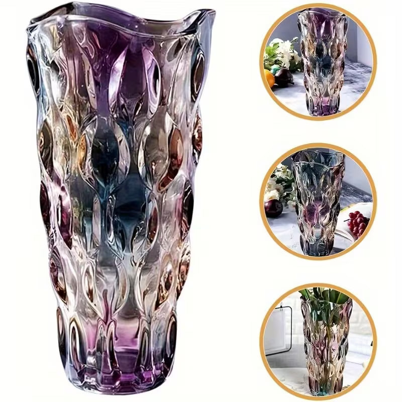 Elegant Modern Glass Vase Set, Glass