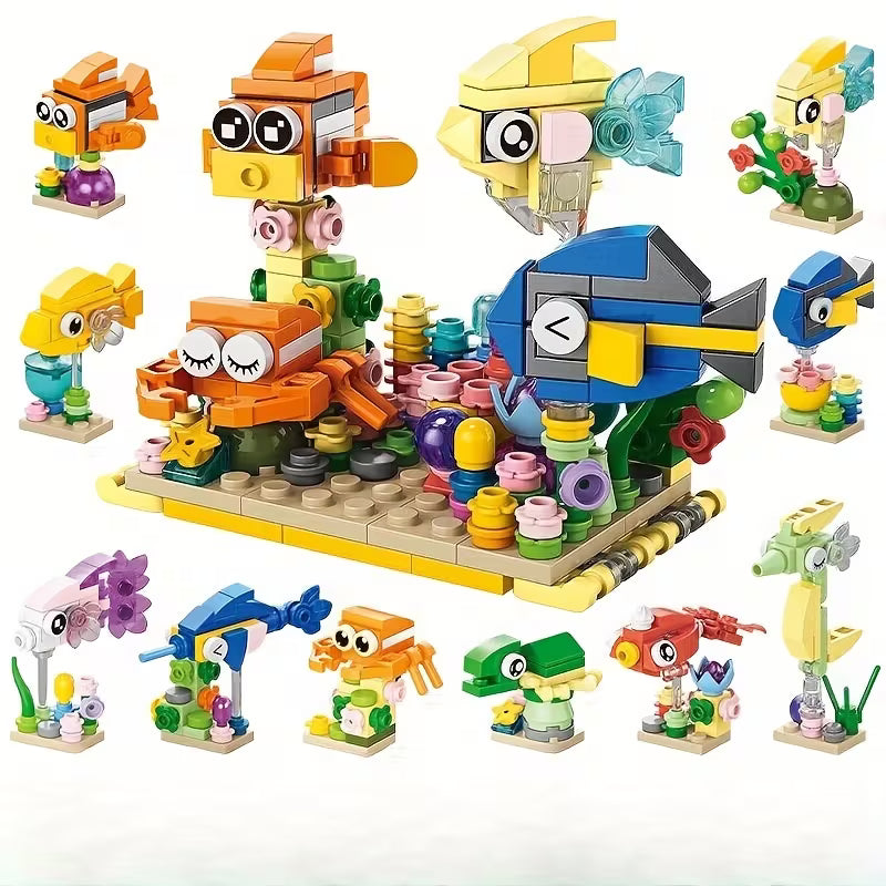 344-Piece Large Building Block Set Compatible for 10 Models or 1