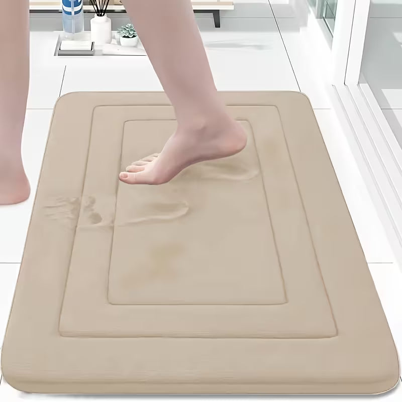 1 Memory Bathroom Mat Absorbent Non-Slip Cushion Mat Rubbing Mat Long Mat Comfortable Standing