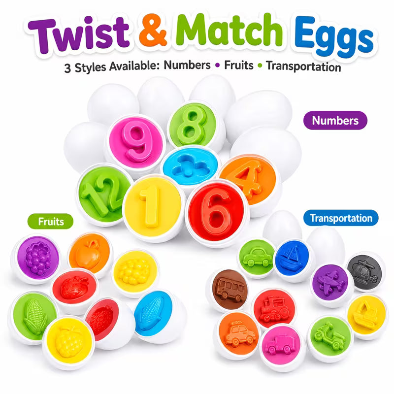 Cognitive Twister Egg Smart Matching Toy