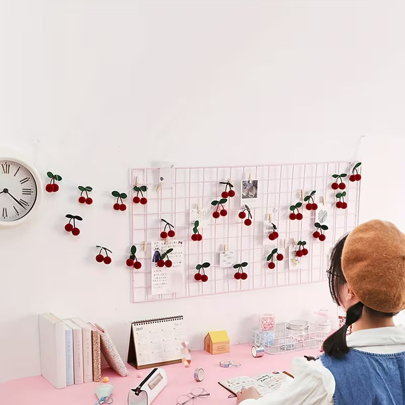 Pcs Cherry Garland Decor Valentine's Day Cherries Party