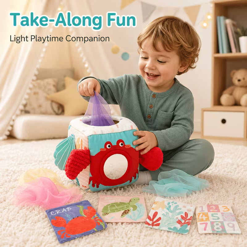 16-Piece Ocean Theme Activity Cube Toy