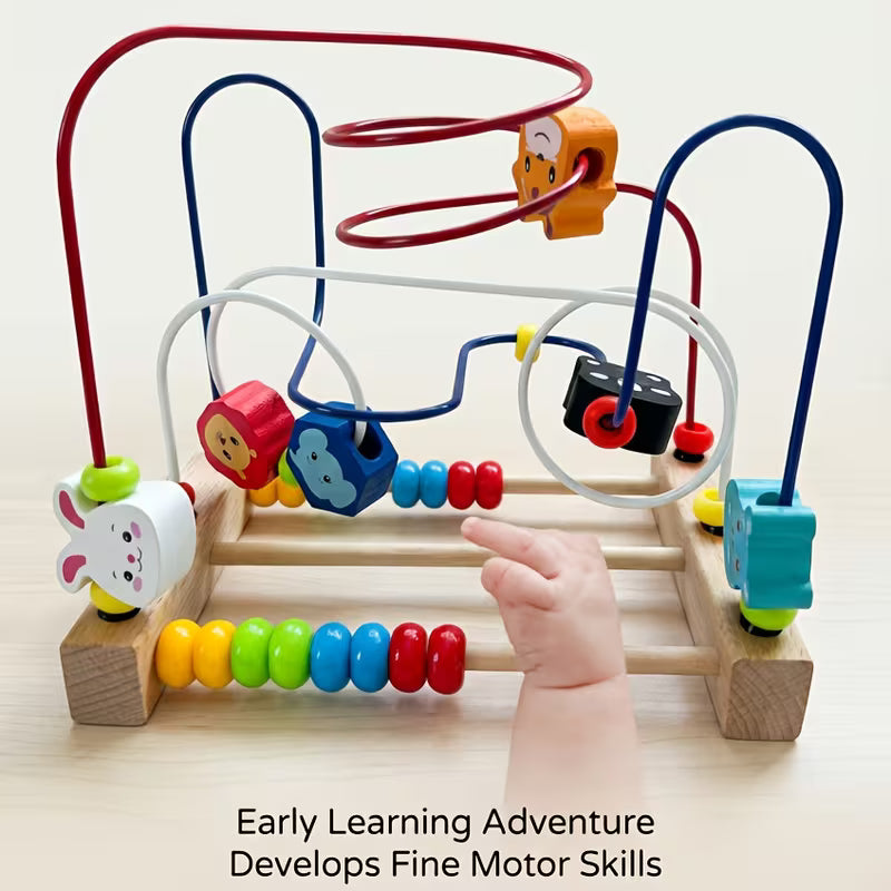 Cartoon Animal Beading Boys and Girls Early Education Puzzle Building