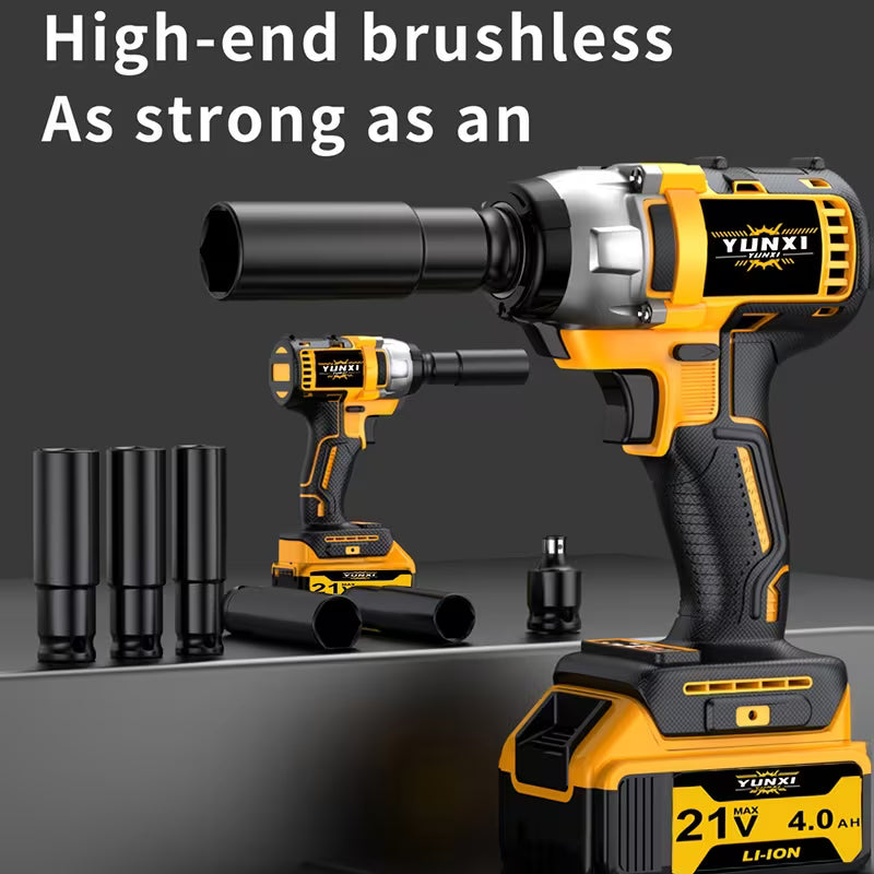 21V Wireless Impact Wrench, Impact Wrench High Torque, Wireless Wrench Kit Tools