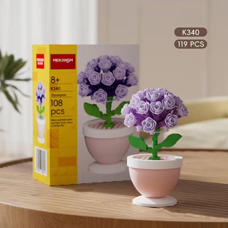 All-season Flower Pot Building Blocks