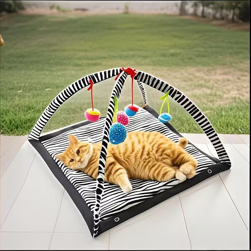 Interactive Cat Play Tent