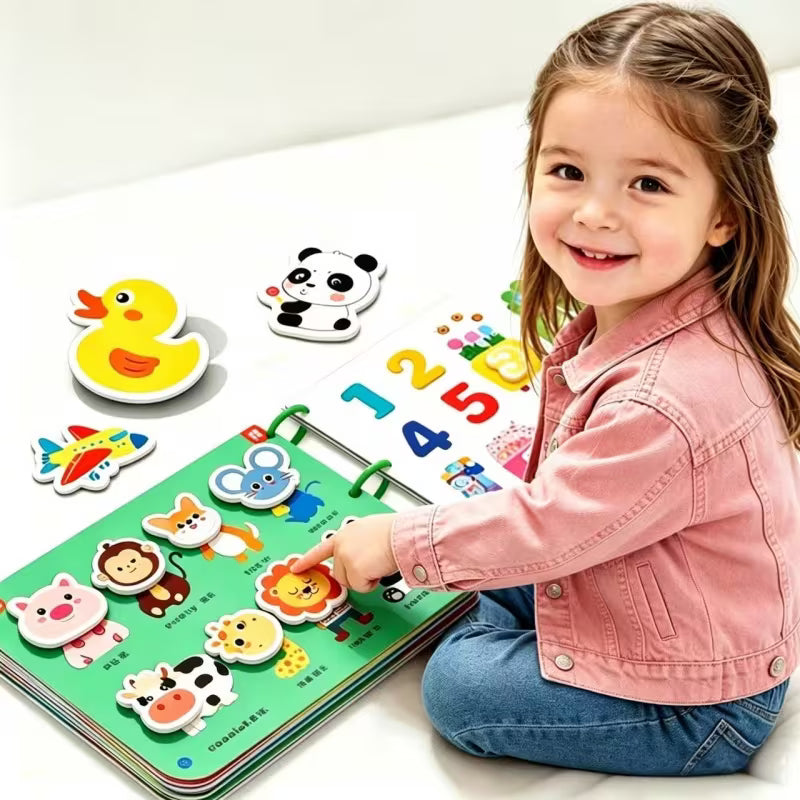 Children's Interactive Learning Sticker Book