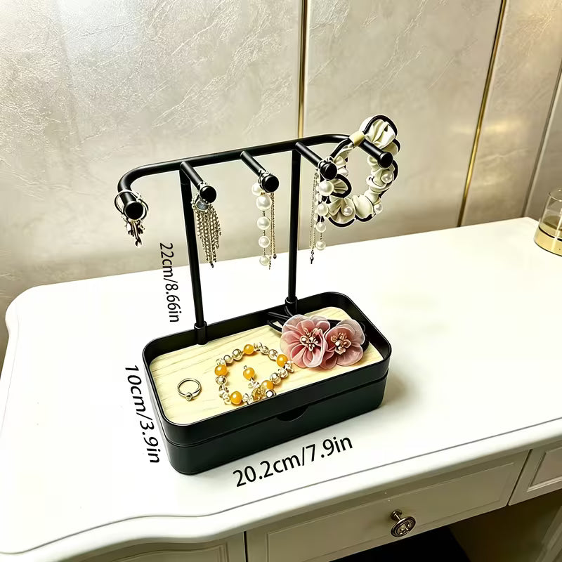 A Multi-Color Vanity Multifunctional Jewelry Stand, Jewelry Box, Necklace Rack Storage
