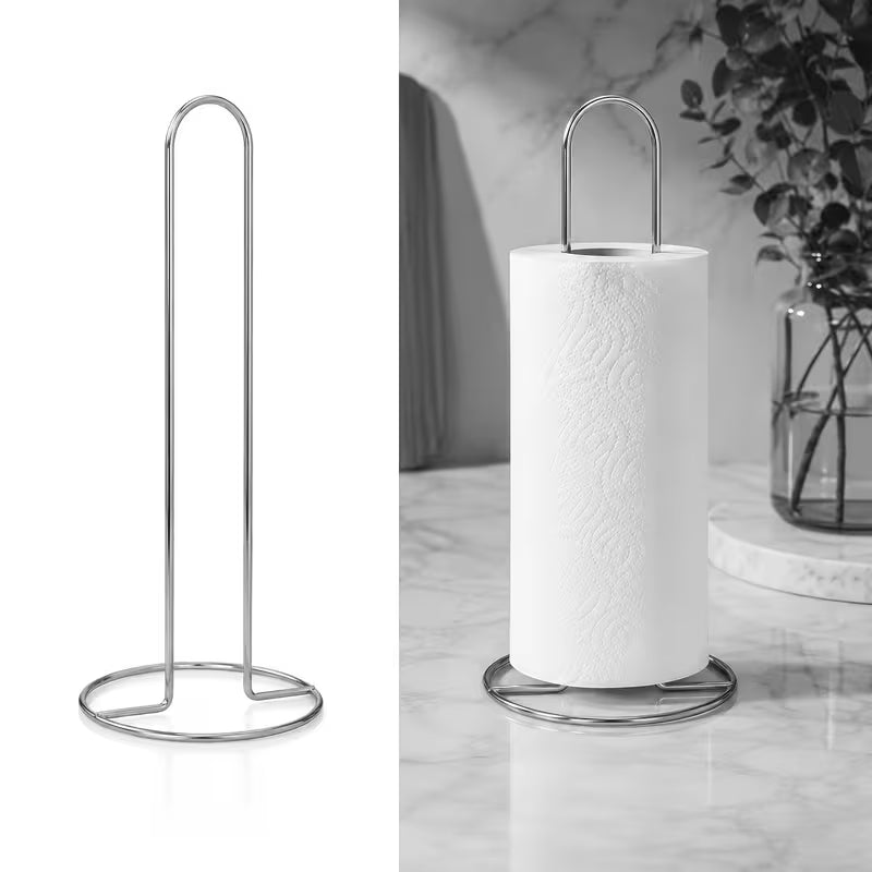 1pc/3 Colors Available Easy Wrought Iron Vertical Tissue Holder Household Kitchen Dining Table