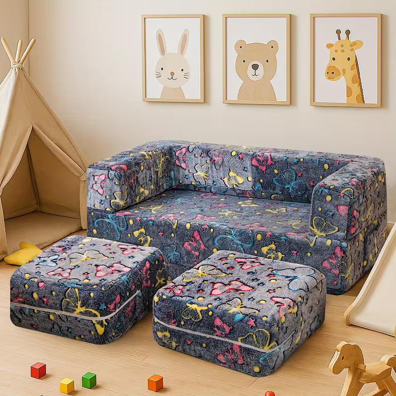 Sofabed Set, Luminous Folding Sofa Bed, Multifunctional Folding Sofa Cushion Suitable For Game