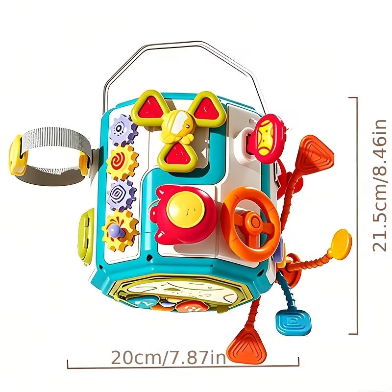 20-In-1 Busy Board Activity Cube