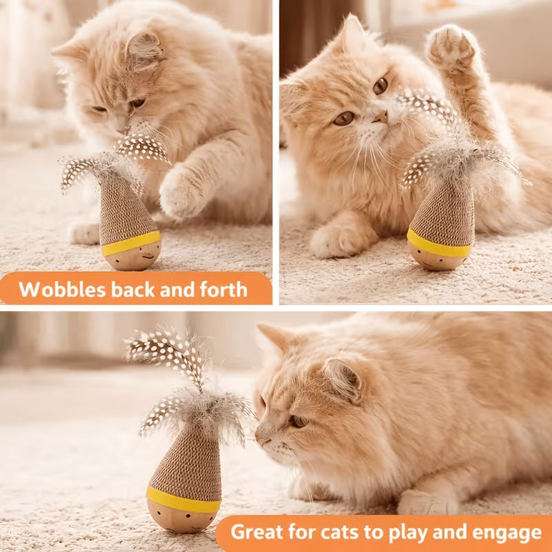 Fun Cat Toy - The Ultimate Self-Entertainment Companion., Random Color