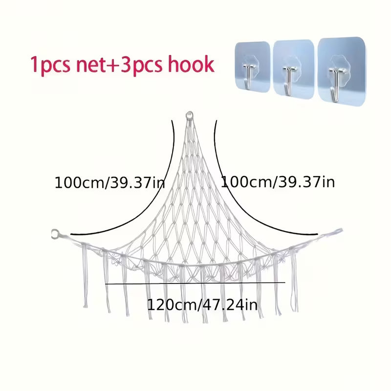 Soft Mesh or Hammock, Soft Storage Net, Used to Hang in the Corner, Suitable for Cute