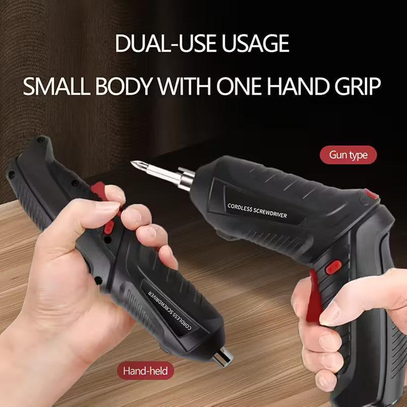 Multi-Functional Electric Screwdriver with 2 Batches of Head Additions