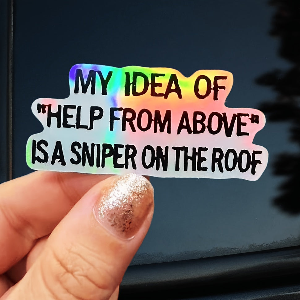 3pcs "My Idea of 'help from Above' Is a Sniper Set