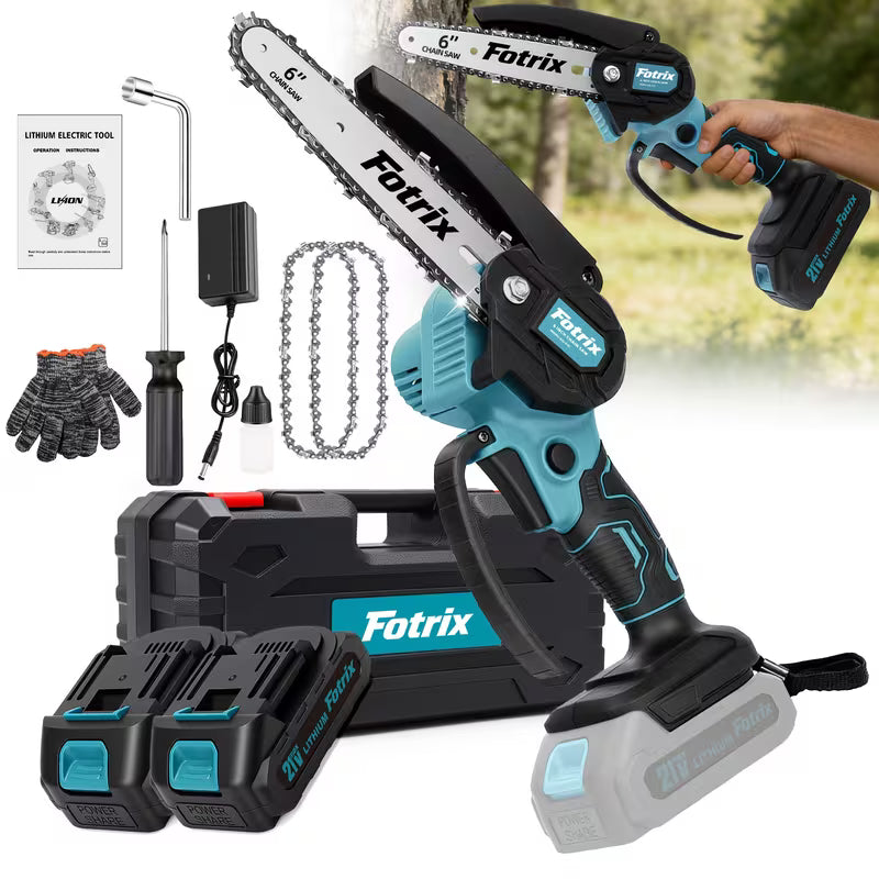 6-Inch Mini Cordless Chainsaw - main