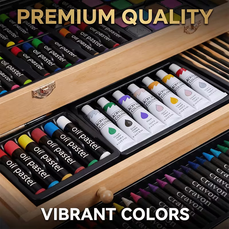 173-Pack Deluxe Wooden Art Set