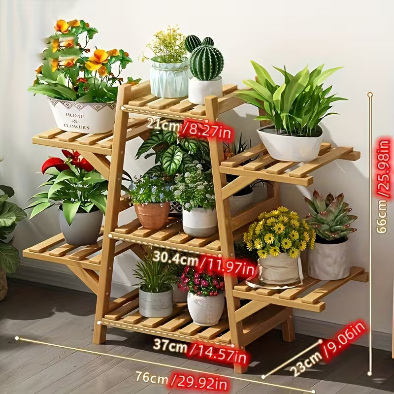 1 Balcony Plant Stand Storage Rack Indoor Succulent & Vine Plant Stand Plant Pot Rack Modern Living