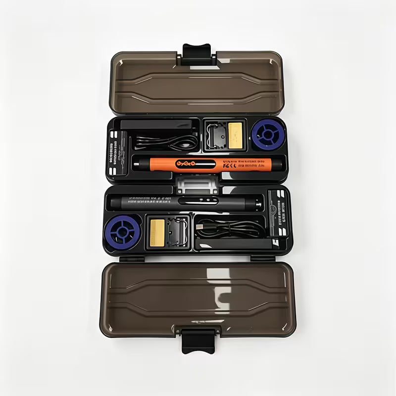 LCD Display Portable Electric Soldering, 6-in-1 Set