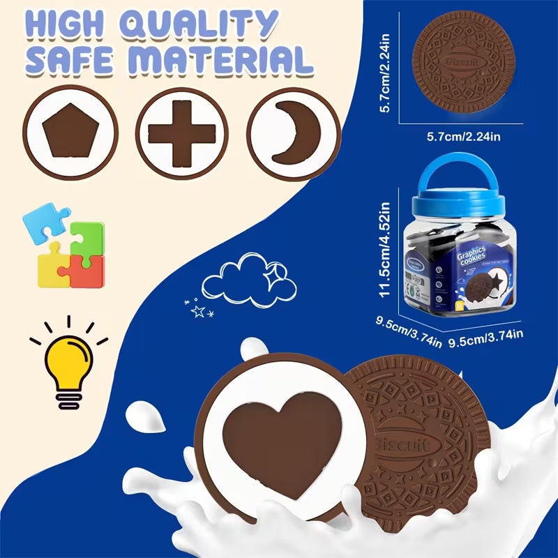 Cookie-shaped Matching Toys Suitable for Children