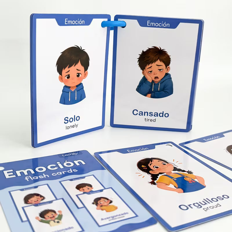 20 Cards 28 Words Emotions Vocabulary Flash Cards