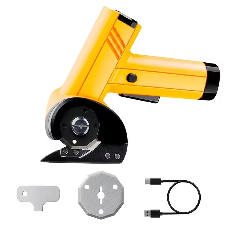 Electric Scissors Equipped with Blades, a Rechargeable Cardboard Box Cutter