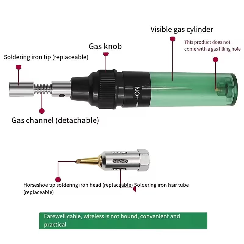 Multifunctional Portable Soldering Iron Kit, Iron