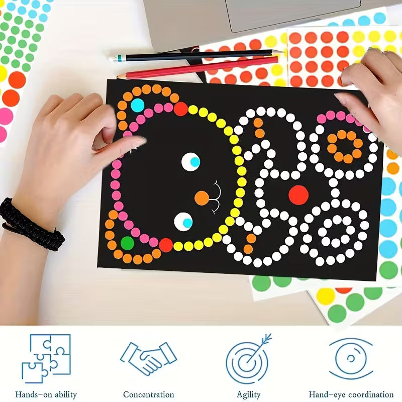 10-Piece Mosaic Sticker Set