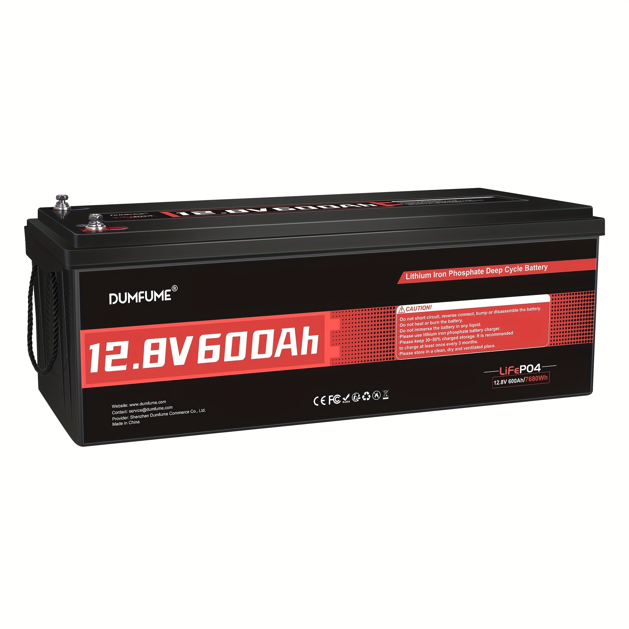 12V 600Ah LiFePO4 Battery