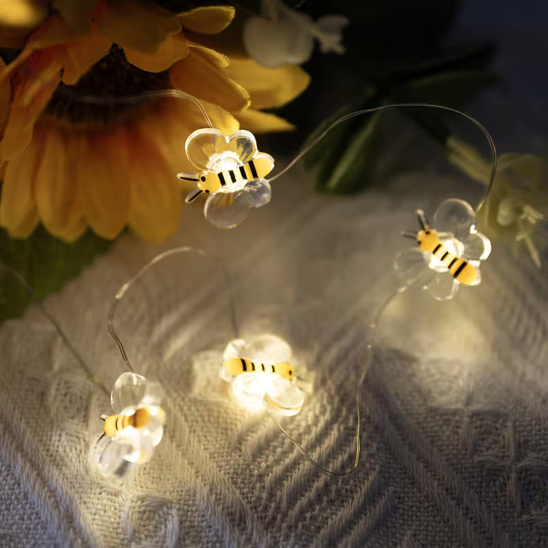 String Lights Home Decoration, 10 LED Cute Fairy Lights Battery Powered