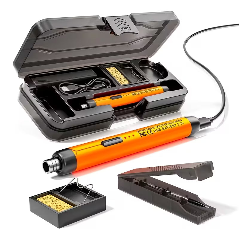 USB Soldering Heats Up Quickly in 3 Seconds, Portable And Lightweight, Suitable for Home Repairs