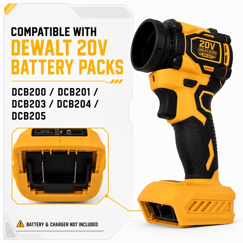 (No Battery) Cordless Mini Compressed Air Duster, Blower