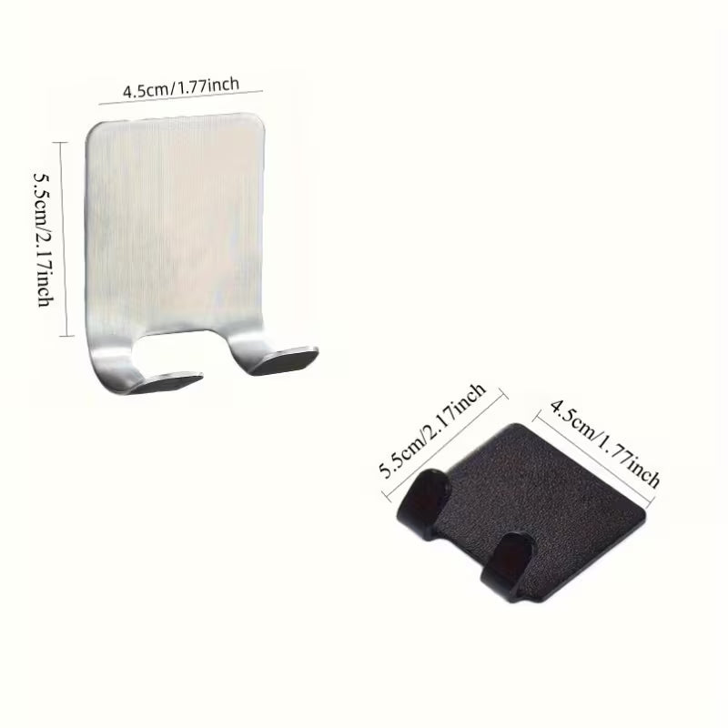 Black 3pcs Bathroom Beauty Essential Hole Non Puncture Set, Black