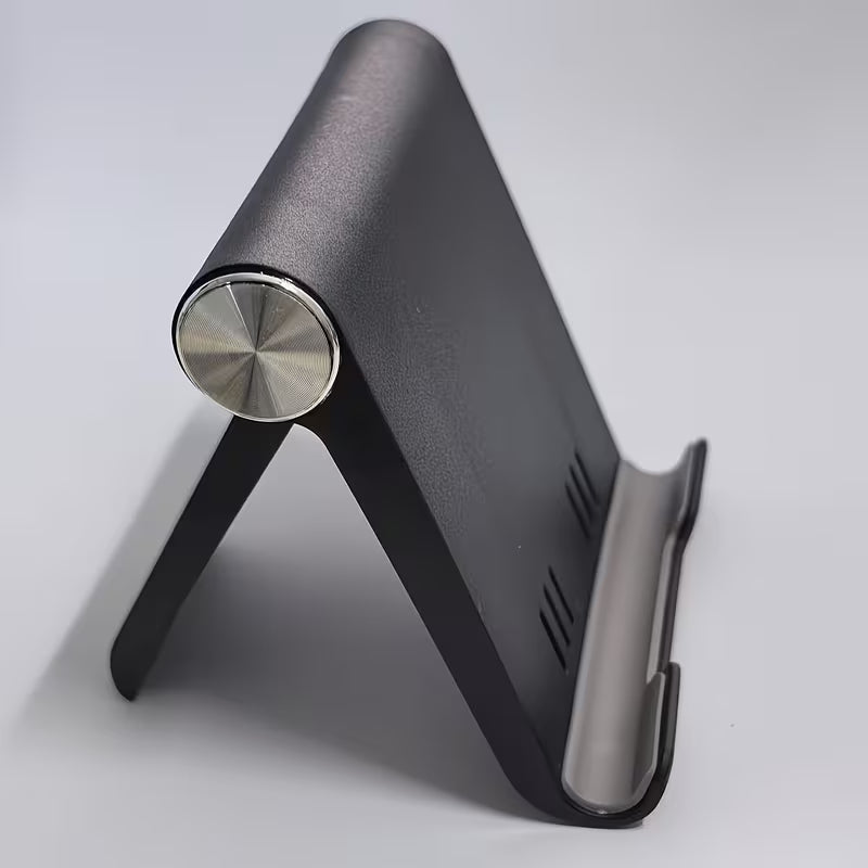 Phone Holder, Office Desktop Supplies, Black And Gray Portable Folding Phone Holder ABS Material