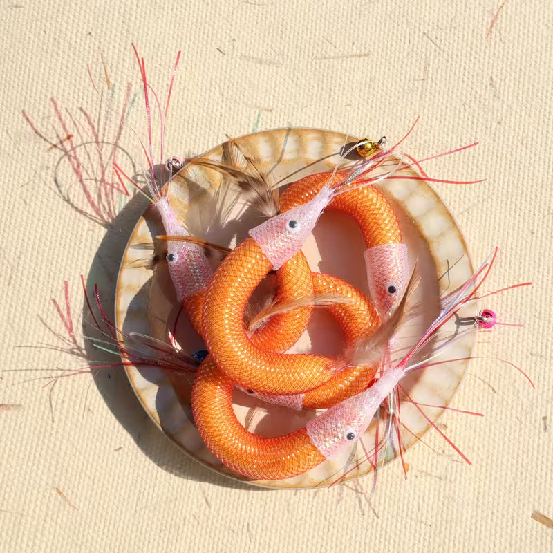 Cat Teeth Cleaning Shrimp Chew Toys - Plastic, Pet Self-Heeling Set, Plastic, Random Color