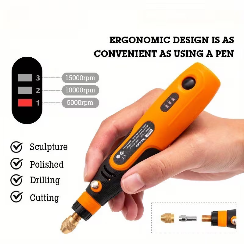 351pcs/58pcs/44pcs/13pcs Electric drills, power tools, USB rotary grinders, wireless drills