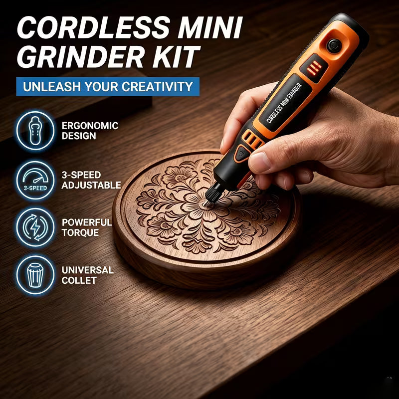 Rotary Tool, an Electric Engraving Pen with 3-speed Settings, for Grinding, Polishing, Drilling
