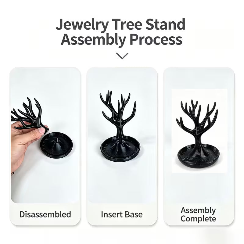 Jewelry Stand, Jewelry Storage Tree, Dressing Table, Necklace And Earring Rack, Nordic 3D