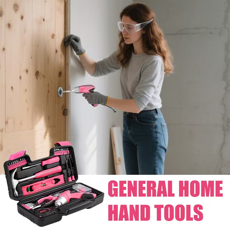 112pcs Electric Screwdriver Kit, Mini Drill, Power Tools Set