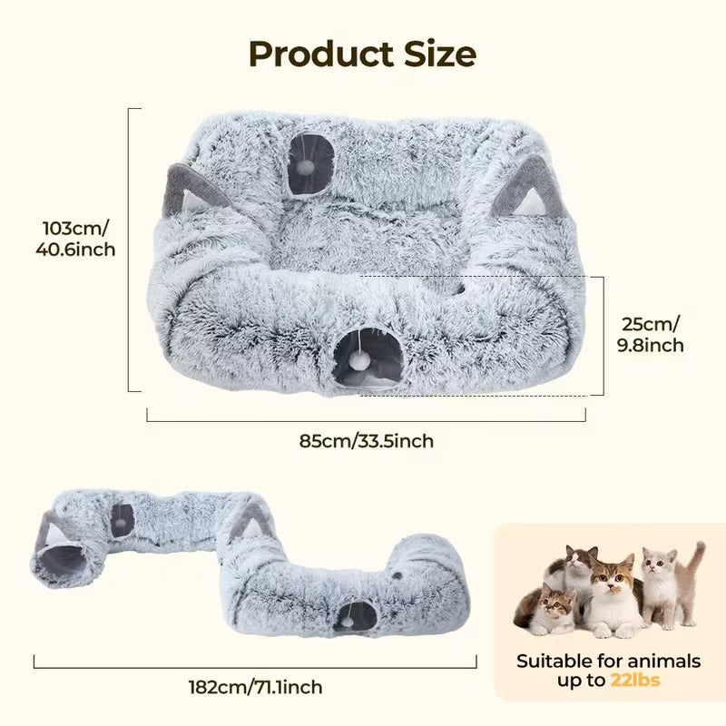 Extra Large Cat Tunnel Bed