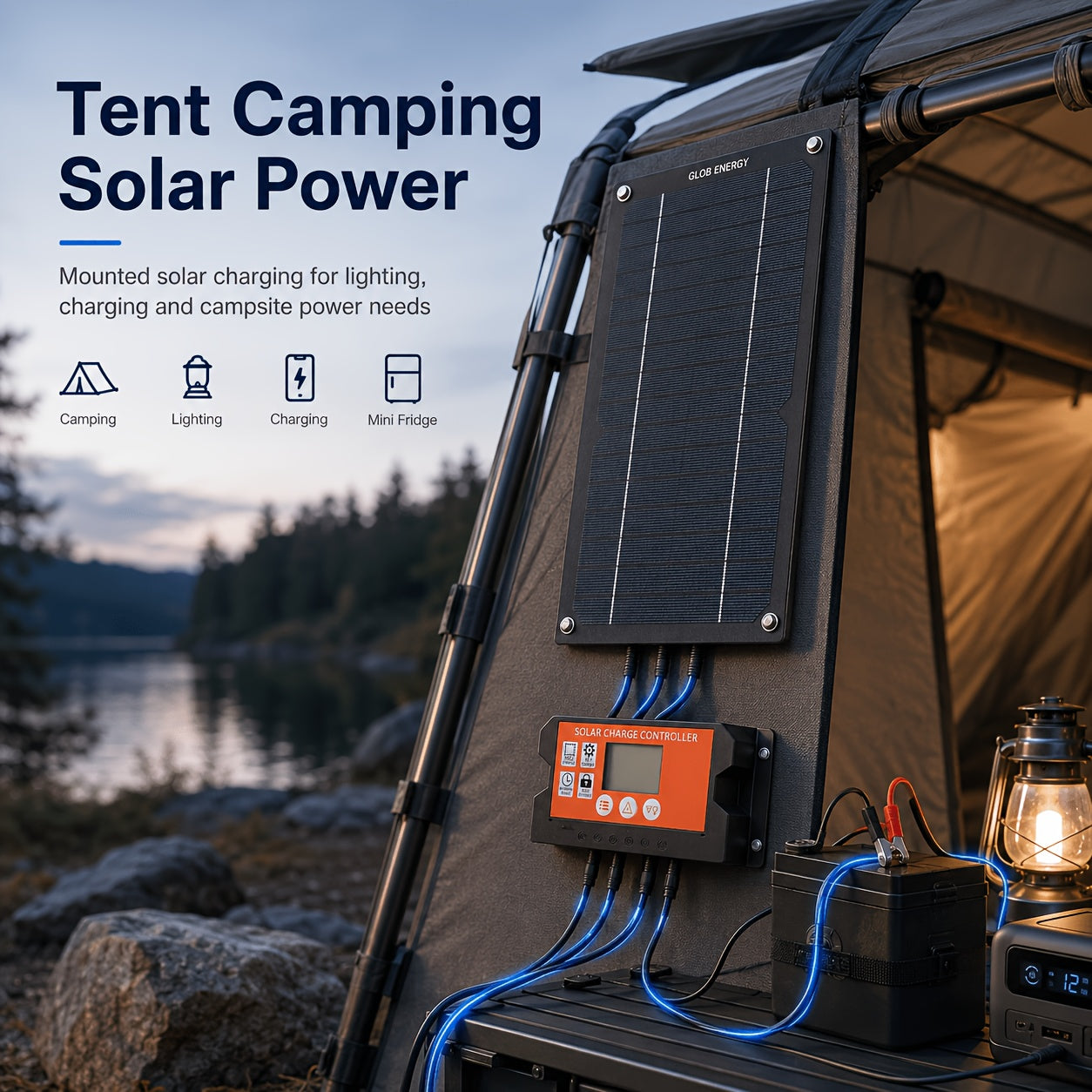 Portable Solar Charging Kit