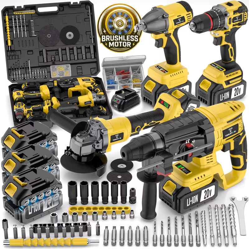 All-In-One 20V Brushless Power Tool Kit - main
