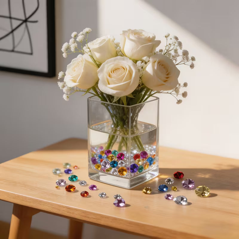 4007pcs Acrylic Faux Diamonds, Gemstones, Craft Gems, Craft Crystals, Crystal Table Centerpiece