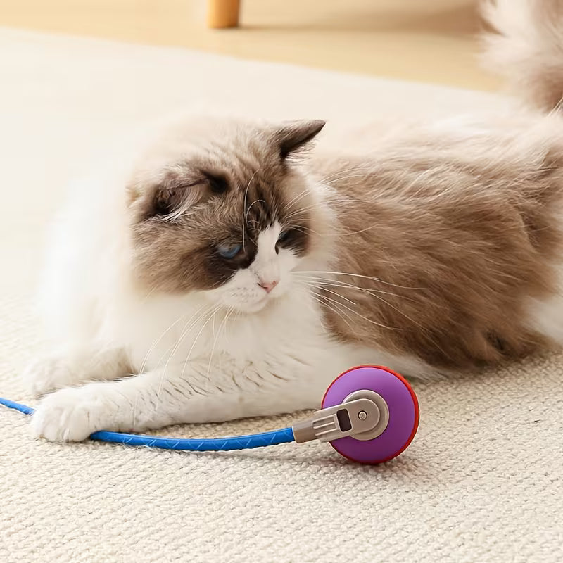 Hands-Free Automatic Cat Ball - Smart Rope Rotation